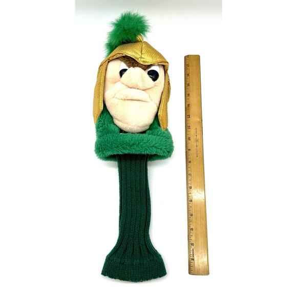 Michigan State Spartans Sparty Golf Club Head Cover MSU Mascot NCAA Plush Sock - Picture 9 of 9